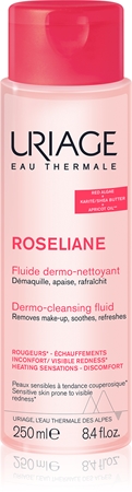 Uriage Roseliane Fluide Dermo-Nettoyant fluide purifiant pour apaiser la peau