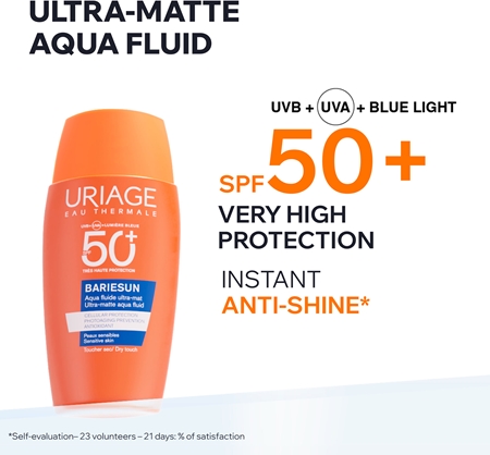 Uriage Bariésun Ultra Matte Aqua Fluid SPF50+ Protective Matt Fluid for Face SPF 50+
