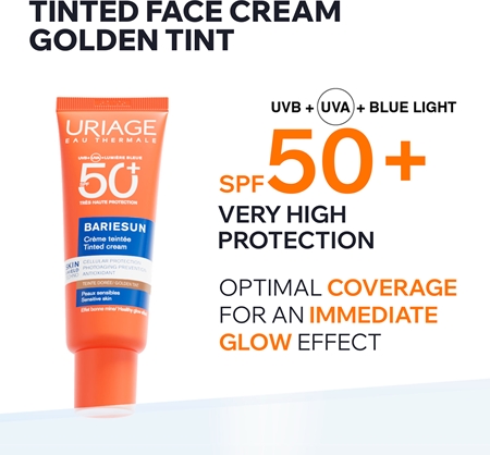 Uriage Bariésun Tinted Cream SPF 50+ crème teintée protectrice visage SPF 50+