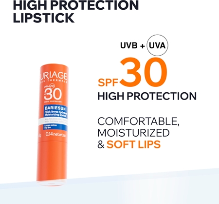 Uriage Bariésun Lipstick SPF 30 protective lip balm SPF 30
