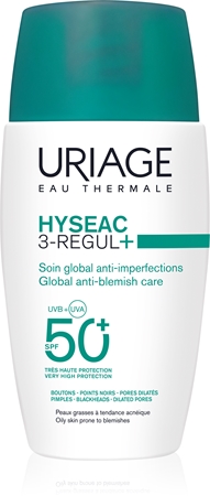 Uriage Hyseac 3-Regul+ Global Anti-Blemish Care SPF50+ Day Cream for Oily Skin SPF 50+