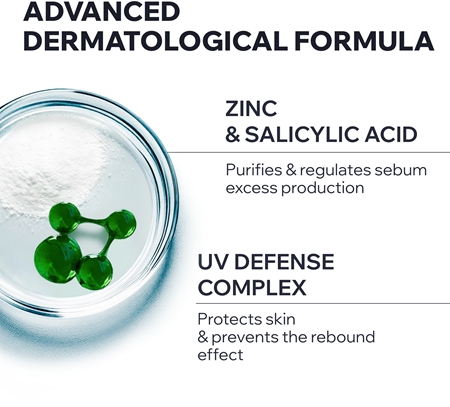 Uriage Hyseac 3-Regul+ Global Anti-Blemish Care SPF50+ Day Cream for Oily Skin SPF 50+