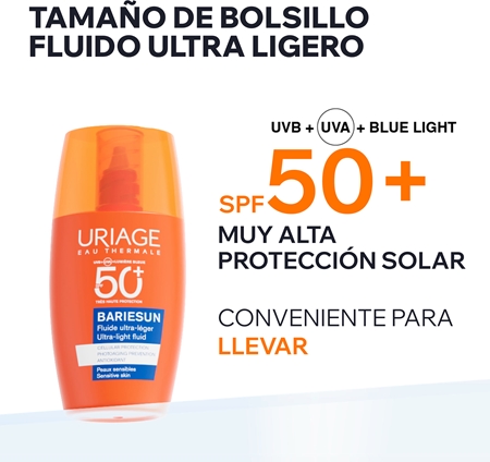 Uriage Bariésun Ultra-Light Fluid SPF 50+ fluido ultra-ligero SPF 50+