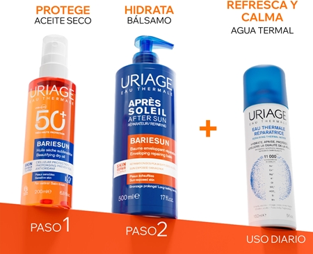 Uriage Bariésun Dry Oil SPF 50+ aceite seco solar SPF 50+