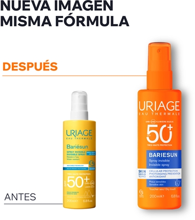 Uriage Bariésun Spray SPF 50+ spray protector para rostro y cuerpo SPF 50+