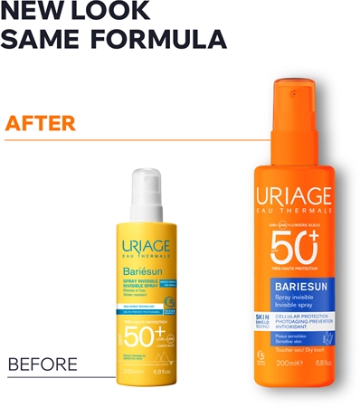 Uriage Bariésun Spray SPF 50+ Beschermende Gezichts en Lichaam Spray SPF 50+