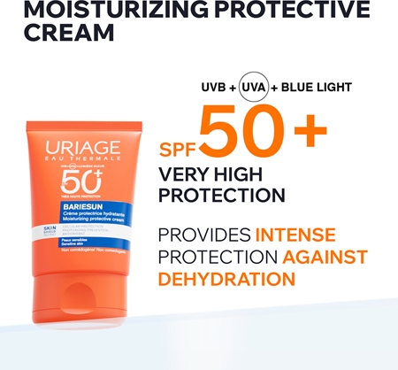 Uriage Bariésun Moisturizing Cream SPF 50+ ochranný krém na obličej a tělo SPF 50+