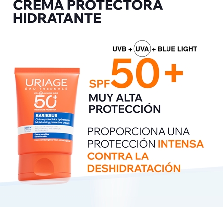 Uriage Bariésun Moisturizing Cream SPF 50+ crema protectora para rostro y cuerpo SPF 50+