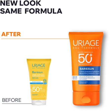 Uriage Bariésun Moisturizing Cream SPF 50+ ochranný krém na obličej a tělo SPF 50+