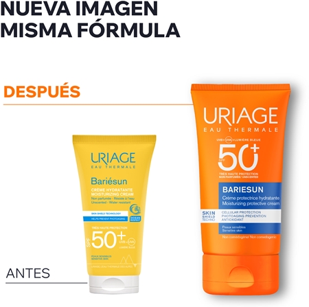 Uriage Bariésun Fragrance-Free Cream SPF 50+ crema protectora para el rostro sin perfume SPF 50+