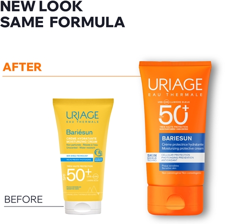 Uriage Bariésun Fragrance-Free Cream SPF 50+ προστατευτική κρέμα προσώπου χωρίς άρωμα SPF 50+