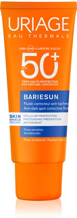 Uriage Bariésun Anti-Brown Spot Fluid SPF 50+ protection fluid with high sun protection