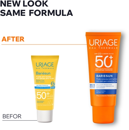 Uriage Bariésun Anti-Brown Spot Fluid SPF 50+ protection fluid with high sun protection