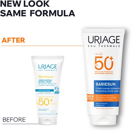 Uriage Bariésun Créme Minérale SPF 50+ crème protectrice minérale visage et corps SPF 50+