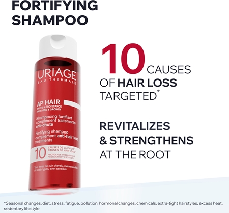 Uriage AP HAIR Fortifying Shampoo szampon wzmacniający przeciw wypadaniu włosów