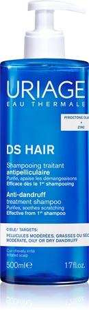 Uriage DS HAIR Shampooing Traitant Antipelliculaire shampoing antipelliculaire pour cuir chevelu irrité