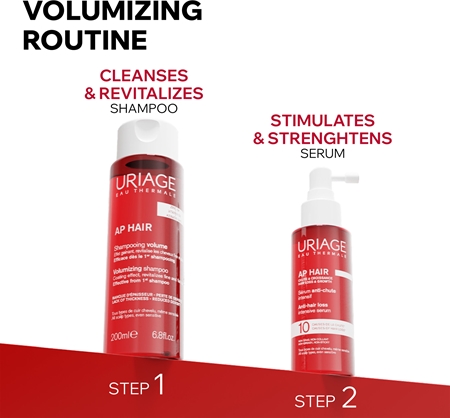 Uriage AP HAIR Volumizing Shampoo Volumen-Shampoo für schütteres Haar