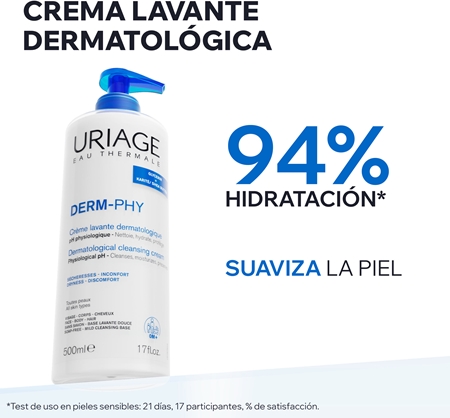Uriage DERM-PHY Dermatological Cleansing Cream crema de ducha hidratante