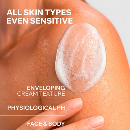 Uriage DERM-PHY Dermatological Cleansing Cream drėkinamasis dušo kremas