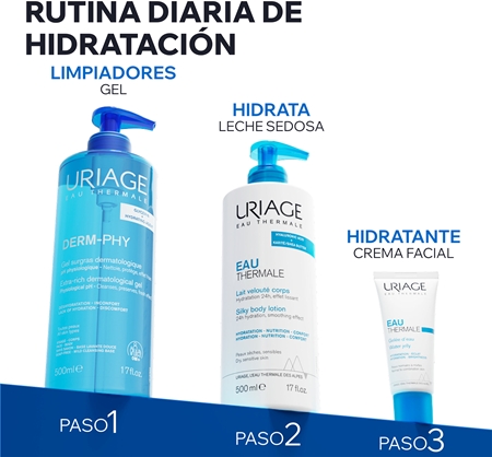 Uriage DERM-PHY Extra Rich Dermatological Gel gel limpiador suave