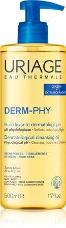 Uriage DERM-PHY Dermatological Cleansing Oil Nourishing Shower Gel