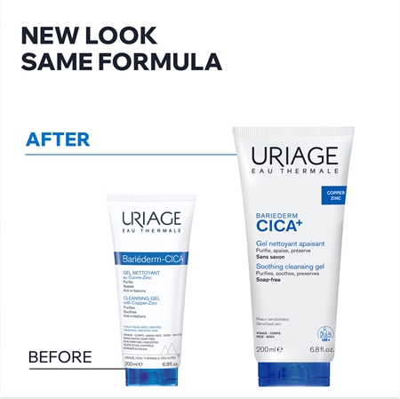 Uriage Bariederm Cica+ Soothing Cleansing Gel Sensitiv rensegel