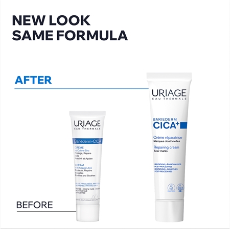 Uriage Bariederm Cica+ Repairing Cream διορθωτική κρέμα με χαλκό και ψευδάργυρο