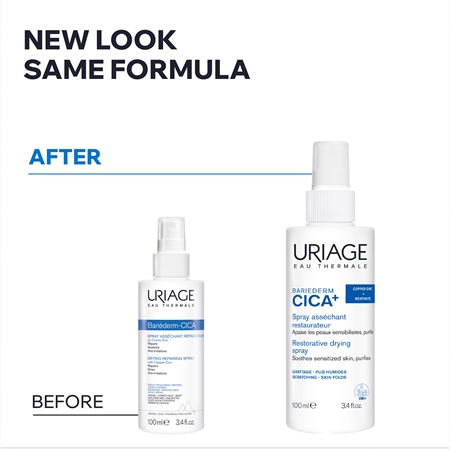 Uriage Bariederm Cica+ Restorative Drying Spray Tørrende og lindrende spray Til Irriteret hud