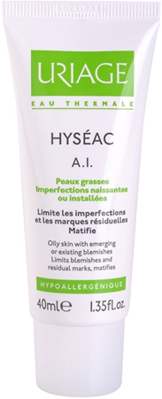 Uriage Hyséac A.I. crème matifiante pour peaux grasses sujettes à l'acné