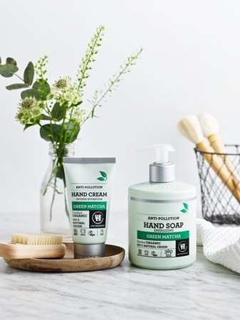 Urtekram Green Matcha crème hydratante mains à l'extrait de thé vert