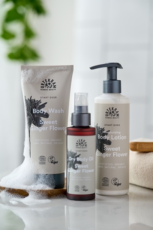 Urtekram Sweet Ginger Flower Silky Shower Gel with extracts from aloe and ginger