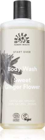 Urtekram Sweet Ginger Flower sanftes Duschgel mit Auszügen aus Aloe und Ingwer