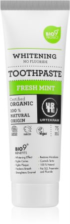 Urtekram Fresh Mint dentifrice blanchissant sans fluorure