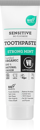 Urtekram Strong Mint Valgendav hambapasta tundlikele hammastele