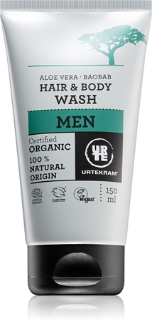 Urtekram Men gel doccia e shampoo 2 in 1 per uomo