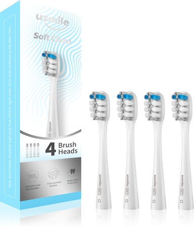 USMILE Soft Clean Vervangende Opzetstuk voor Tandenborstel