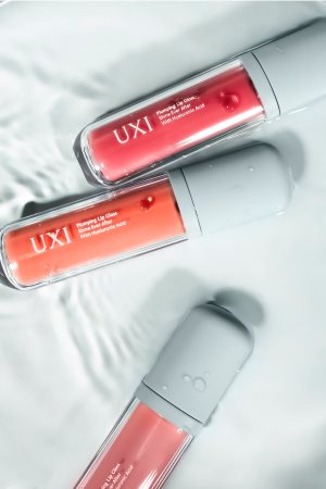 UXI BEAUTY Plumping Lip Gloss lucidalabbra volumizzante con acido  ialuronico