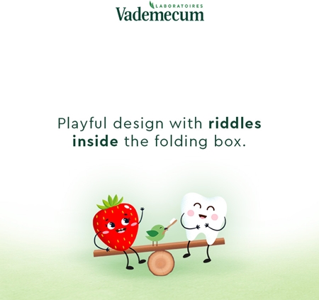 Vademecum BIO My Little Strawberry Zobu pasta bērniem ar fluorīdu
