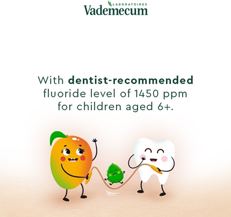 Vademecum BIO Junior toothpaste for children with fluoride
