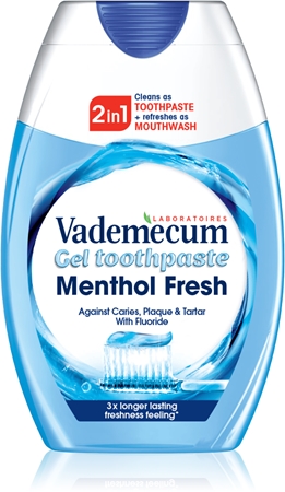 Vademecum 2 in1 Menthol Fresh 2in1 Toothpaste and Mouthwash