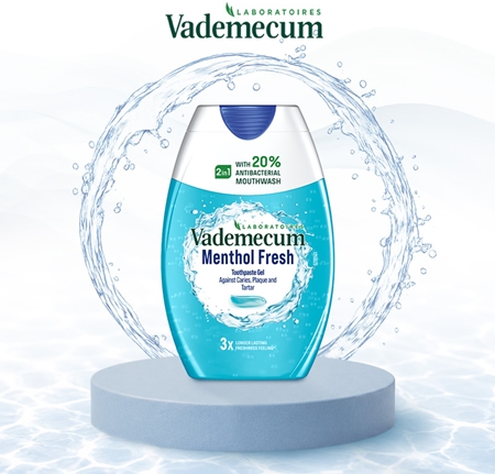 Vademecum 2 in1 Menthol Fresh 2in1 Toothpaste and Mouthwash