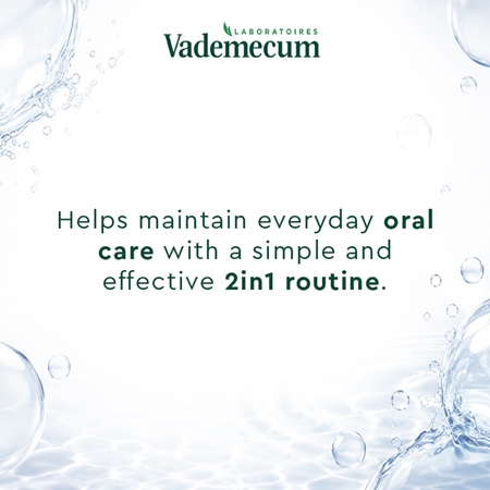 Vademecum 2 in1 Menthol Fresh 2in1 Toothpaste and Mouthwash