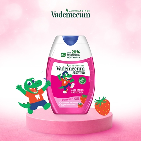 Vademecum Junior 2 in 1 2in1 Toothpaste and Mouthwash for children