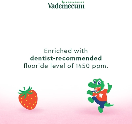 Vademecum Junior 2 in 1 2in1 Toothpaste and Mouthwash for children