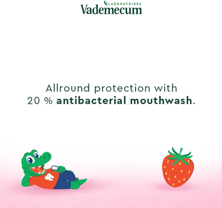 Vademecum Junior 2 in 1 2in1 Toothpaste and Mouthwash for children