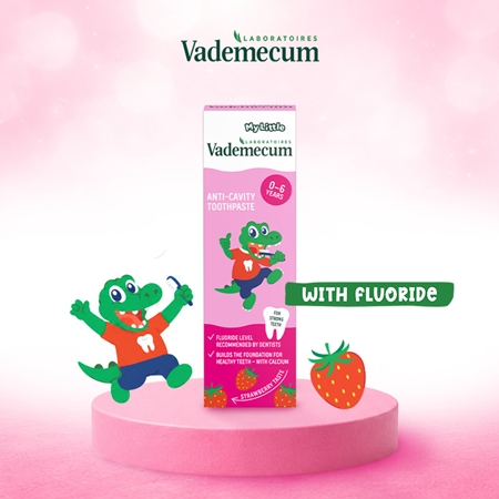 Vademecum My Little Strawberry toothpaste for children with fluoride