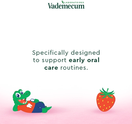 Vademecum My Little Strawberry toothpaste for children with fluoride