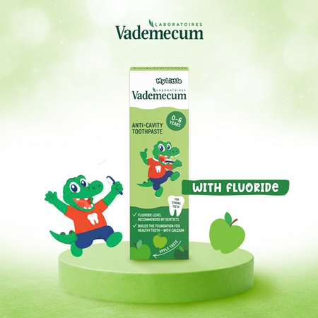 Vademecum My Little Apple Tandkräm för barn med fluor