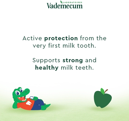 Vademecum My Little Apple Tandkräm för barn med fluor