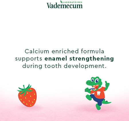 Vademecum Junior Fresh Strawberry dantų pasta vaikams